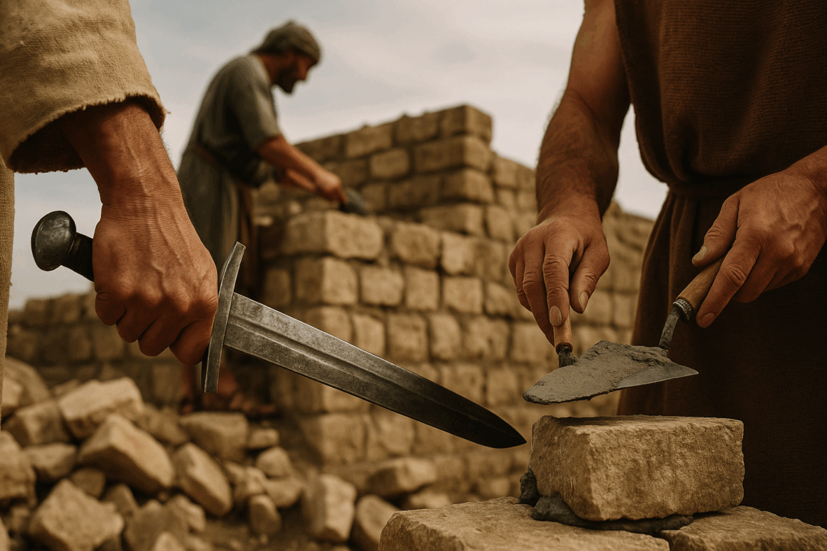 Discipleship is a Trowel and a Sword