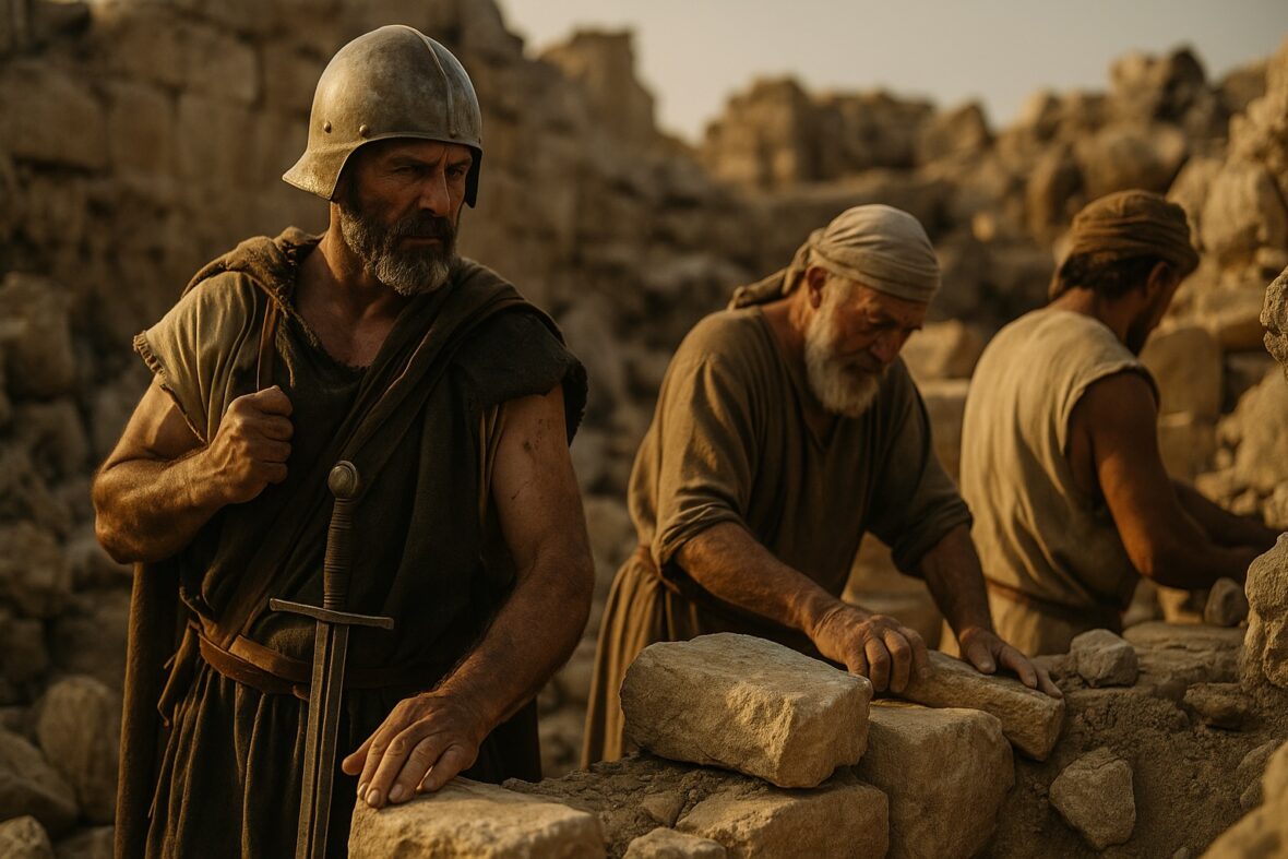 Real faith isn’t polished—it’s blistered, calloused, and committed, like Nehemiah’s builders.