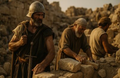 Real faith isn’t polished—it’s blistered, calloused, and committed, like Nehemiah’s builders.