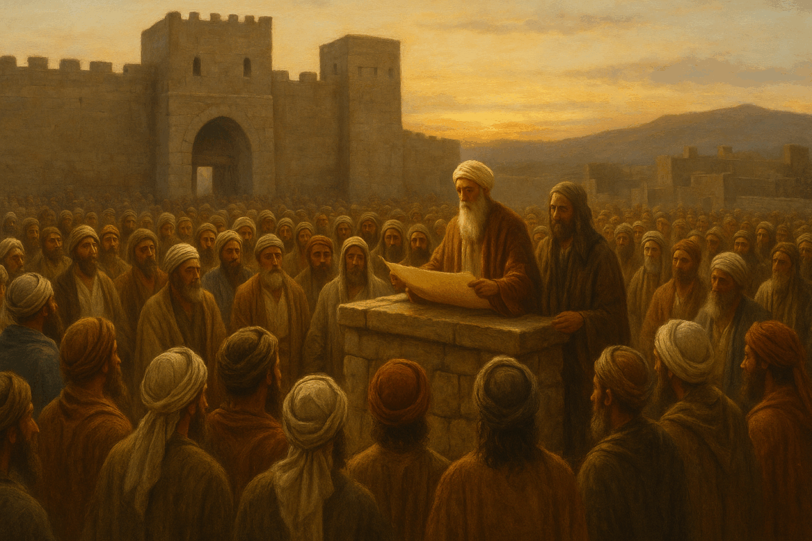 Nehemiah 8 captures a hunger for God’s Word that brought revival to a weary people.