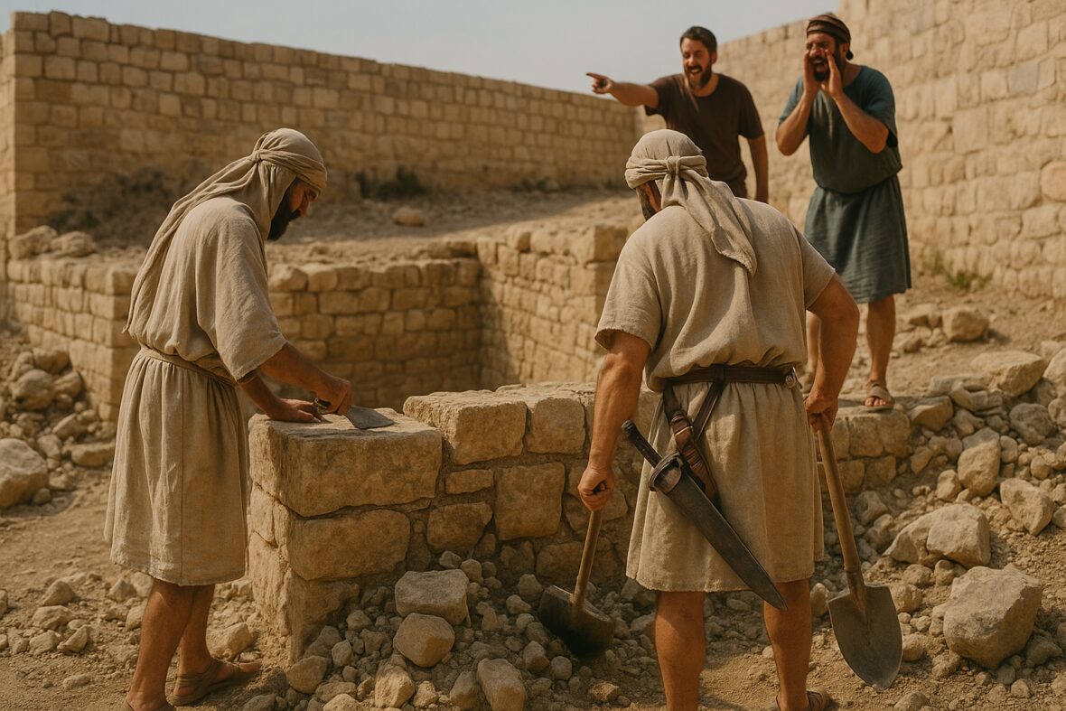 Nehemiah 3 reminds us that God records names, not just numbers—every act of obedience matters.