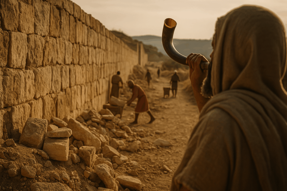 Nehemiah’s strategy blends prayer with action—a biblical balance for every battle.