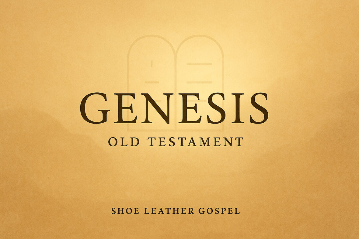 Dive into the Book of Genesis with Shoe Leather Gospel: creation, fall, promise & covenant-faith. Learn to live truthfully, think biblically, hope expectantly.